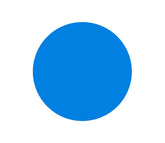 Solid blue color swatch representing the shade of Jerome Russell TEMP’RY temporary hair color spray.